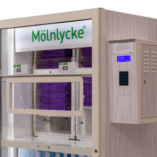 Mölnlycke máquinas vending sanitario